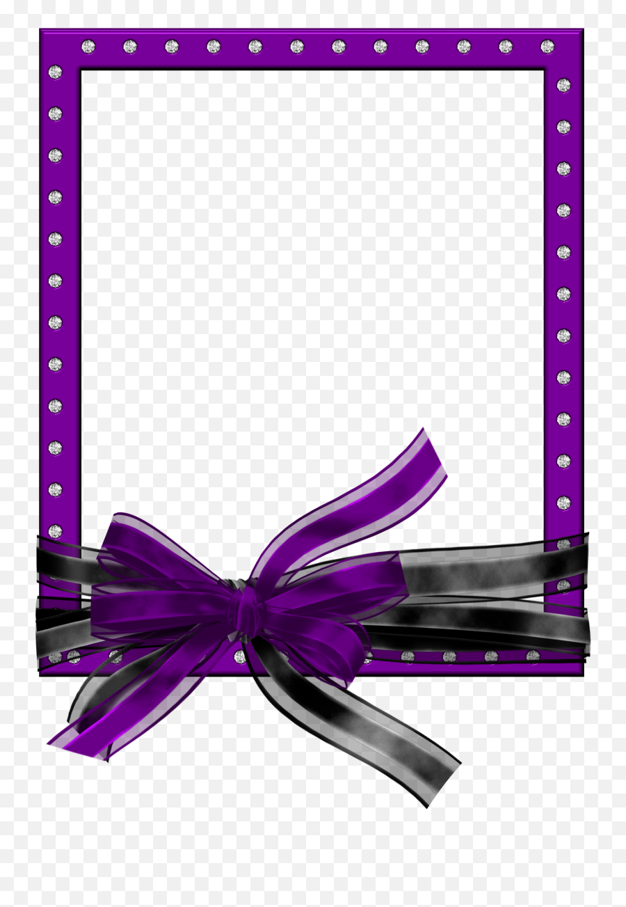 Purple And Black Png U0026 Free Purple And Blackpng Transparent - Purple Frames Emoji,Purple Ribbon Emoji