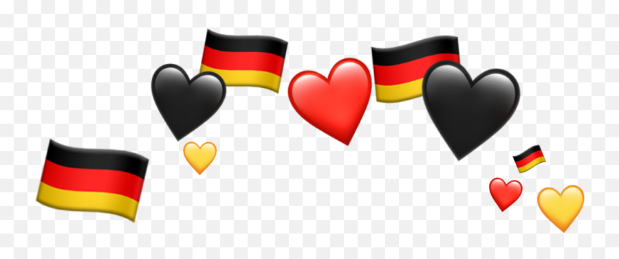 Snapchat German Germany Germanflag Flag Wor - Heart Emoji,German Flag Emoji