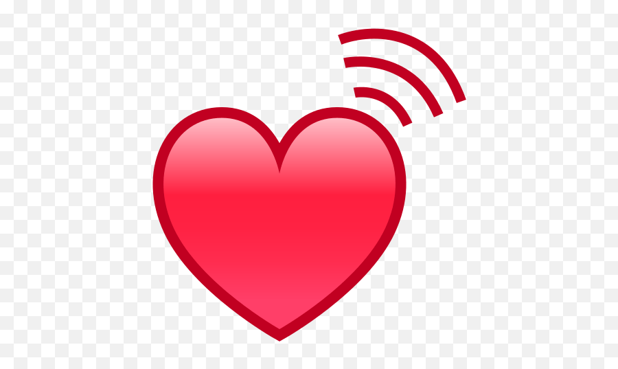 Beating Heart Emoji For Facebook Email - Transparent Background Beating Heart,Valentine's Day Emoji