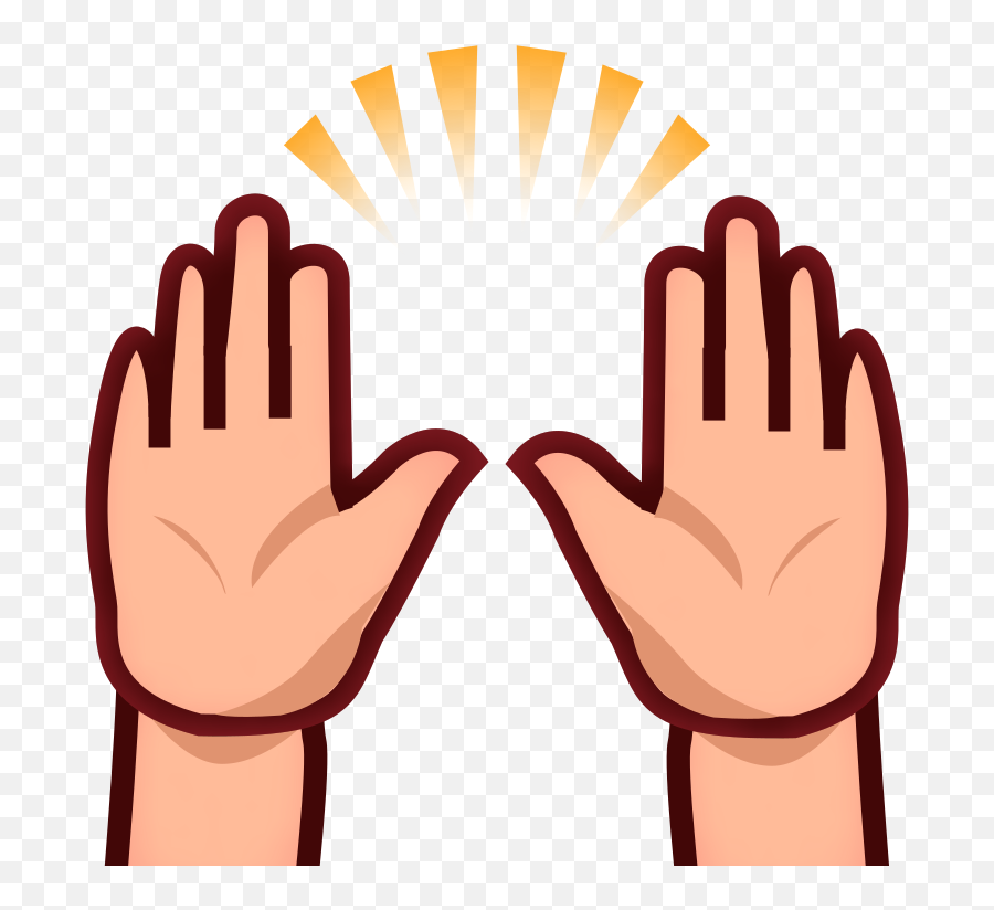 Phantom Open Emoji 1f64c - Hand Clipart Png,Hand Emoji