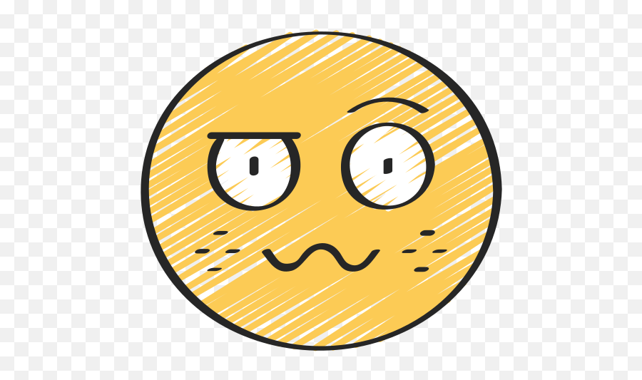 Drunk - Circle Emoji,Drunk Face Emoji