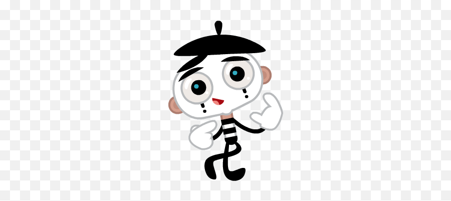 Mime - Clip Art Emoji,Mime Emoji