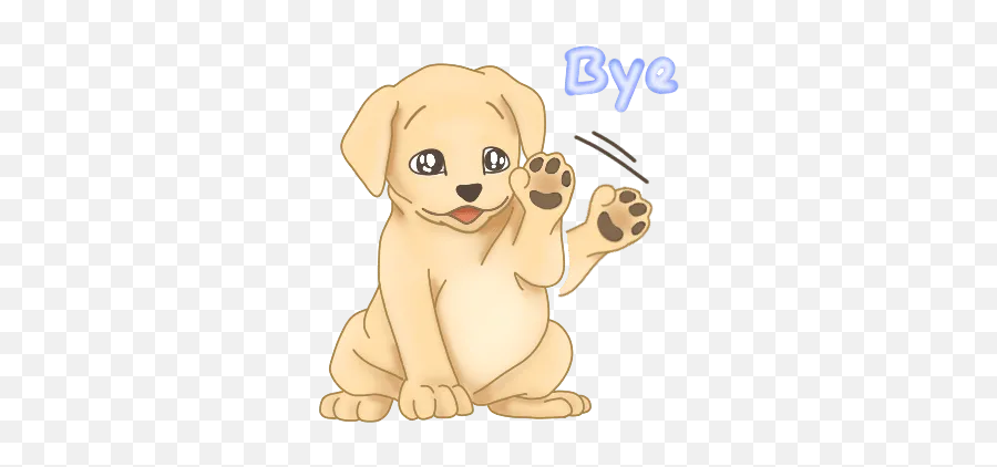 Stickers - Bye Sticker For Whatsapp Emoji,Bye Dog Emoji