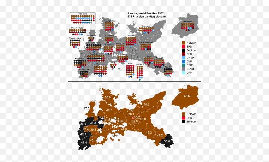 1932 Prussian Landtag Election - West Prussia And Posen Emoji,Emoji Level 46