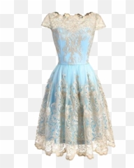 Dress Sticker Fashion Dresses Blue - Cocktail Emoji