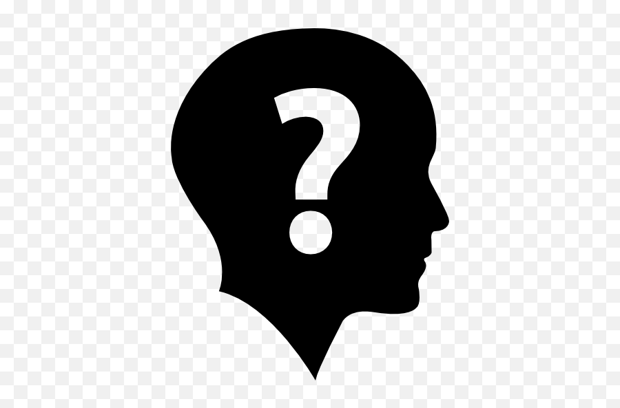 Bald Head With Question Mark Icons - Head With Question Mark Png Emoji,Question Mark Emoji