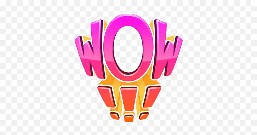 Text Wow Exciting Congrats - Wow Bitmoji Emoji,Exciting Emoji