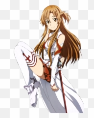 Sword Art Online Asuna Transparent - Sword Art Online Asuna Png Emoji,Sword Art Online Emojis