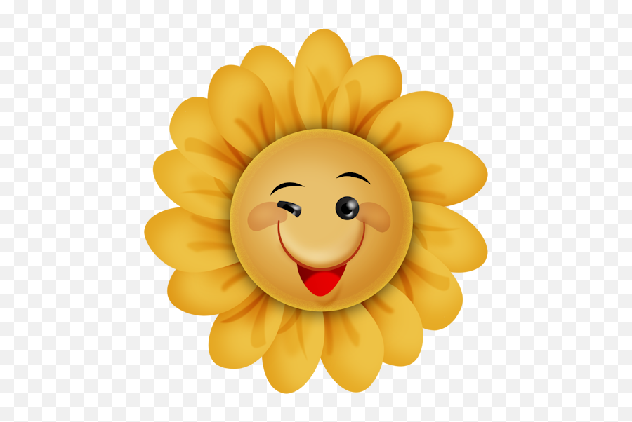 Flower With Smil Face Cartoon Emoji,Tinkerbell Emoji Copy And Paste