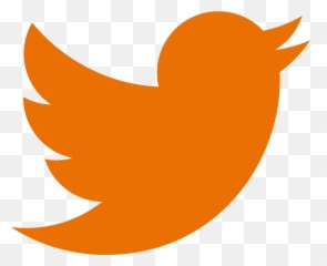 Twitter Logo Png Orange - Orange Twitter Logo Png Emoji,Twitter Bird Emoji