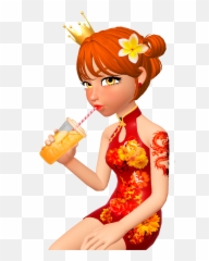 Zepeto Zepetogirl Chinese Oc - Illustration Emoji