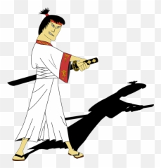 Samurai Sword Man - Clipart Emoji