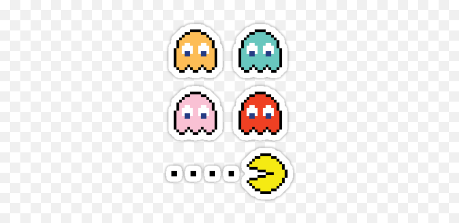 Pac - Stickers Pacman Emoji,Pac Man Emoji