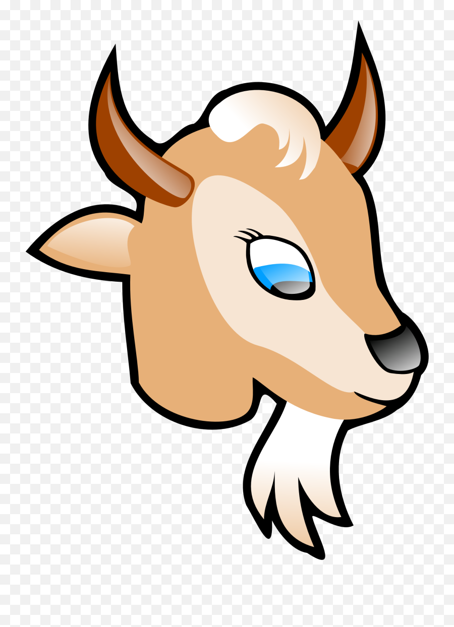 Goat A Clipart Of Taking Test And Via - Cartoon Png Clip Art Emoji,Goat Emoji Png