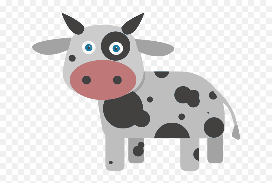 Cow Clipart Free Svg File - Svgheartcom Animal Figure Emoji,Cow Emoji Text