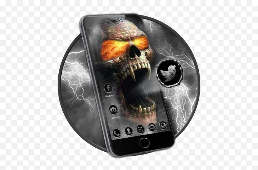 Hell Death Skull Horror Theme - Skull Emoji,Supernatural Emoji Keyboard