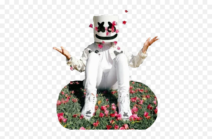 Marshmallow Whatsapp Stickers - Stickers Cloud Cute Marshmello Emoji,Marshmello Emoji