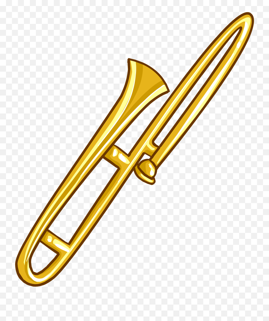Trombone Png - Trombone Clipart Png Emoji,Treble Clef Emoji