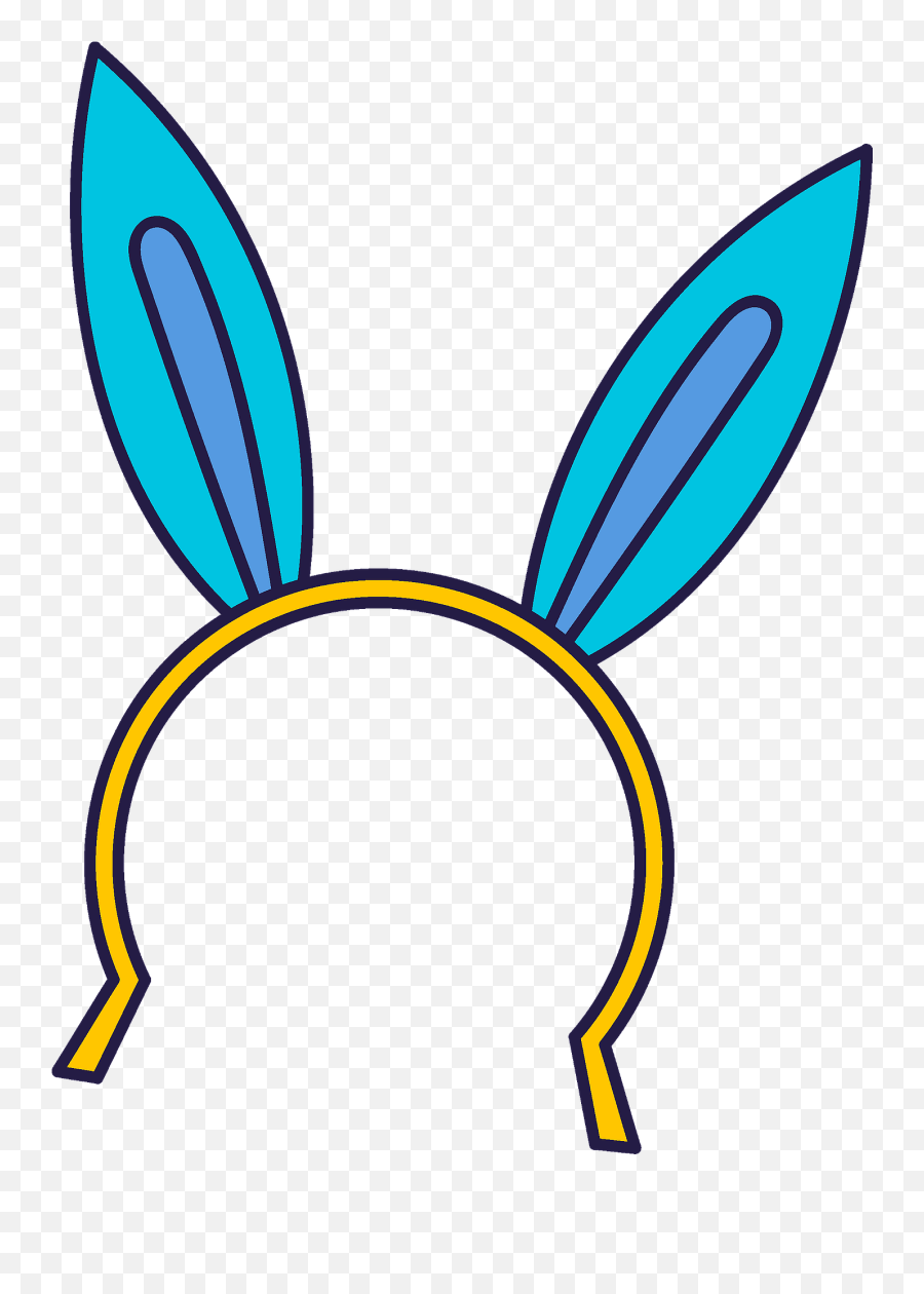 Bunny Ears Headband Clipart Free Download Transparent Png - Clipart Bunny Ears Emoji,Bunny Text Emoji