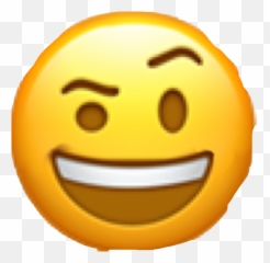 Emoji Apple Gratis Free Sticker - Transparent Background Happy Png