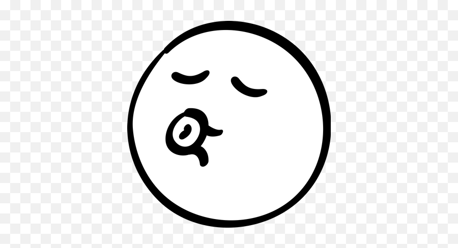 Kissy Smiley Face Graphic - Clip Art Emoji,Kissy Emoji