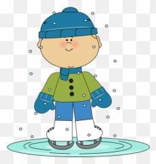 16715 Ice Free Clipart - Boy Skating Emoji