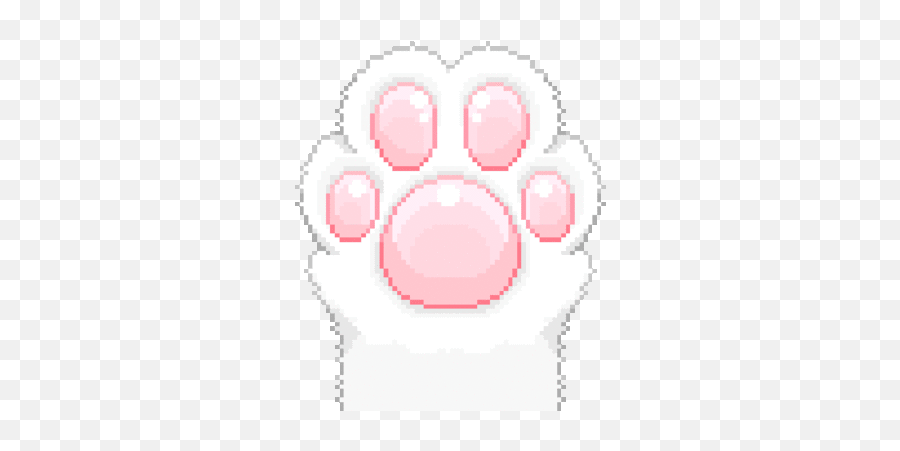 Top Cat Paws Stickers For Android Ios - Kawaii Cat Paw Emoji,Cat Paw - free transparent emoji - emojipng.com