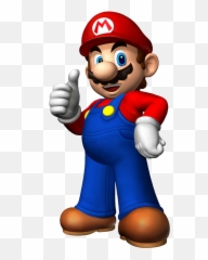 Mario Png - Super Mario Thumbs Up Emoji,Mario Thinking Emoji