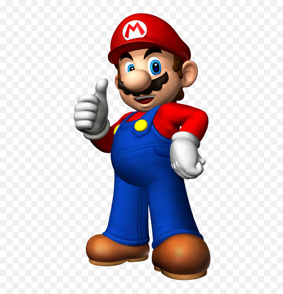 Mario Png - Super Mario Thumbs Up Emoji,Mario Thinking Emoji