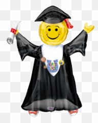Jumping Grad Super Shape - Graduation Supplies Emoji