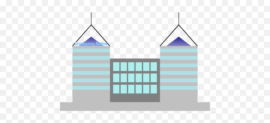 Vector Clip Art Of Two - Company Building Clipart Emoji,Twin Towers Emoji