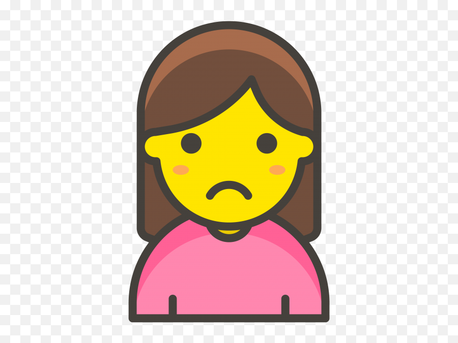 Woman Frowning Emoji - Woman Astronaut Icon Png,Frowning Emoji