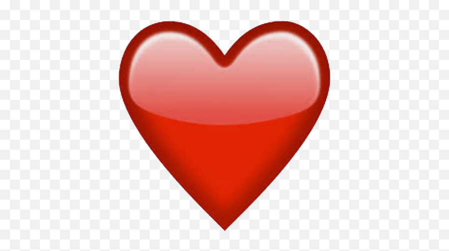 Heart Emoji - Red Heart Emoji Png,Brain Emoji Iphone