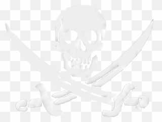 Skull Pirate Png 4k Clipart - Pirates Of The Caribbean Flagge Emoji,Jolly Roger Emoji