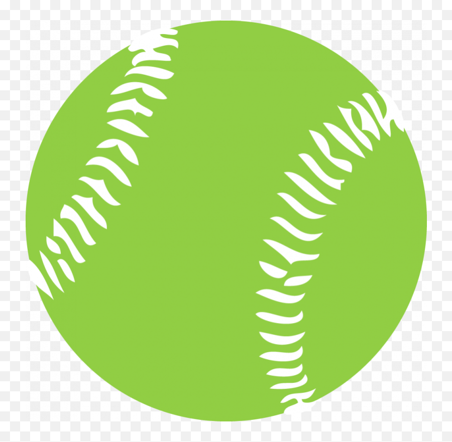 Softball Clipart Emoji Picture - Softball Clipart Transparent Background Png,Softball Emojis