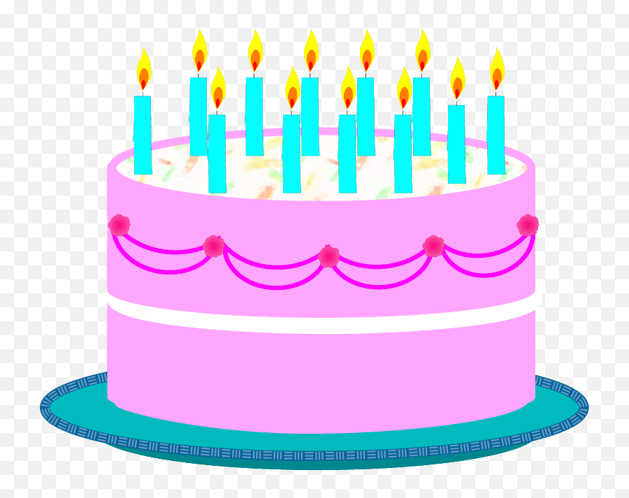 Birthday Cake Clip Art Gif - Birthday Cake Clip Art Free Gif Emoji,Bday Cake Emoji
