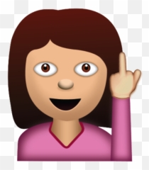 Emoji With Brown Hair