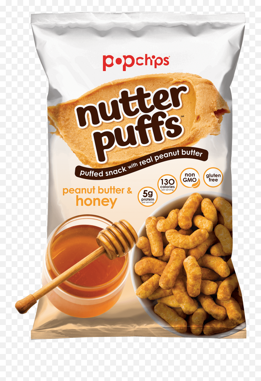 Nutter Puffs - Pop Chips Peanut Butter Emoji,Honey Bun Emoji
