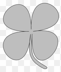 Shamrock Clover Four - Clover Emoji,Three Leaf Clover Emoji