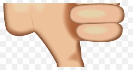 Delicate Music Video Is A Disgrace - Transparent Background Thumbs Down Emoji,Leg Emoji