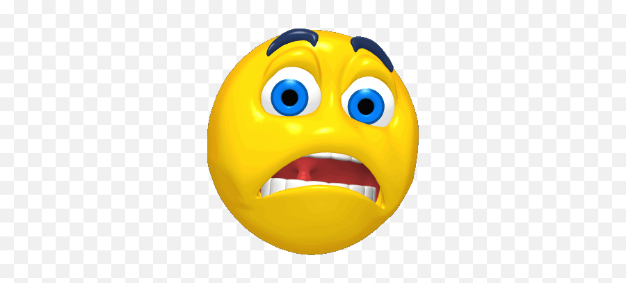 Clipart Of Scared Face - Scary Face Clip Art Emoji,Scared Face Emoji
