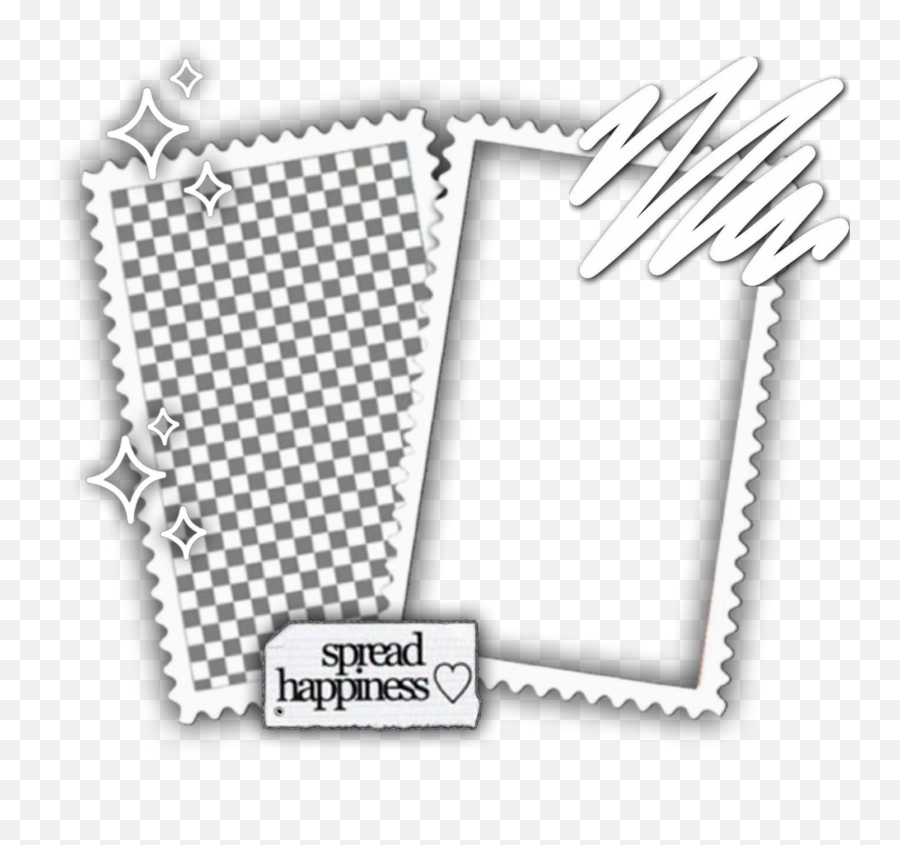 Whiyeframe Mandala Text Emoji White - Polaroid Overlays For Picsart,Belt Emoji