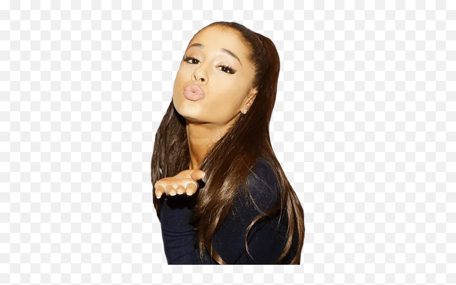Ariana Grande Stickers For Telegram - Ariana Grande No Background Emoji,Ariana Grande Emoji