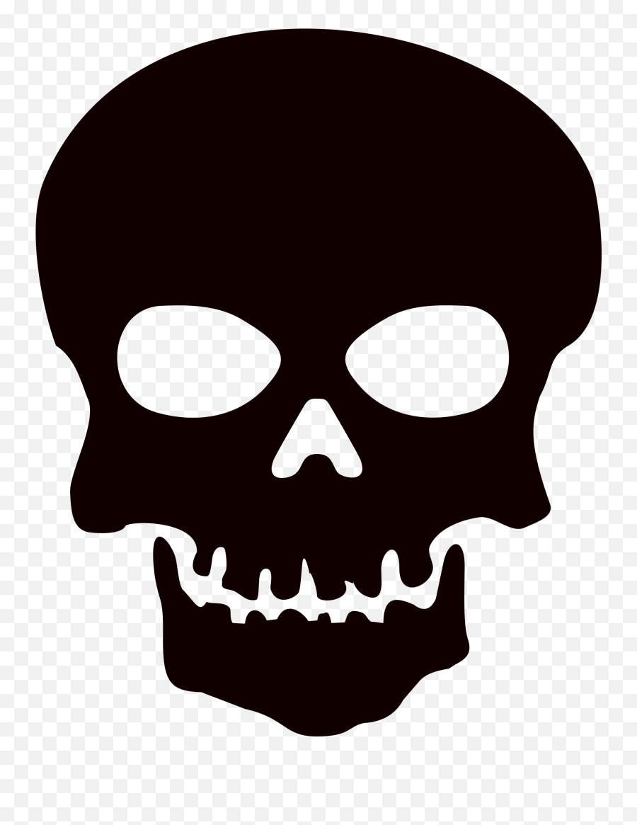Free Skull Silhouette Png Download Free Clip Art Free Clip - Skull Silhouette Png Emoji,Skull Emoticon