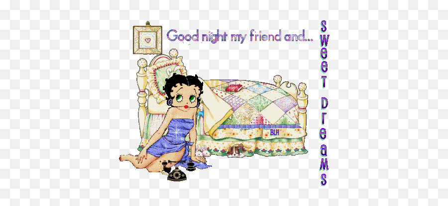 Good Night My Friend Clipart - Friend Gud Night Sweet Dreams Gif Emoji,Good Night Emoticon