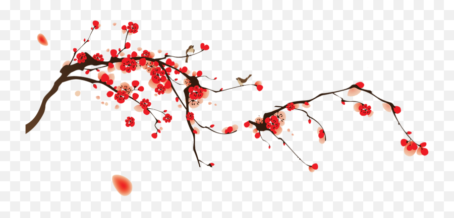Japanese Cherry Blossom Transparent U0026 Png Clipart Free - Red Cherry Blossom Png Emoji,Sakura Blossom Emoji