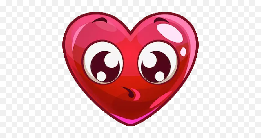 Kiss Whatsapp Stickers - Smiling Heart Emoji,Muah Emoji