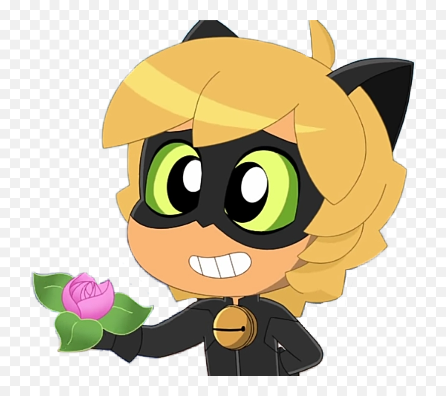 Chat Chatnoir Chibi Cat Catnoir Noir - Chat Noir Miraculous Chibi Emoji,Chibi Emojis