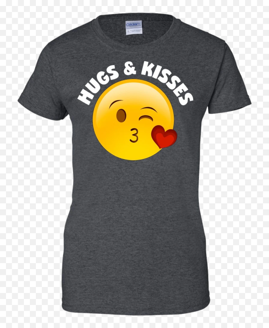 Emoji Valentineu0027s Day Shirt Hugs And Kisses Heart Kiss - Men Smiley,Emoji 68