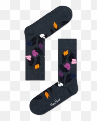 Feather De Color Gris En Happy Socks - Emoji